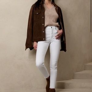 NWT Banana Republic White denim jeans
